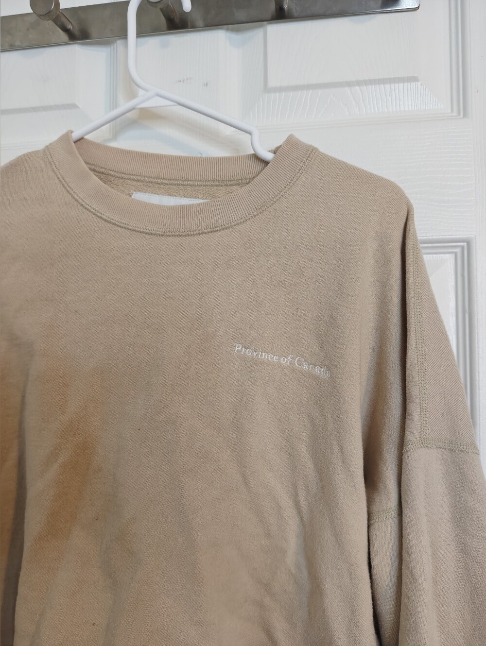 Relaxed Crewneck Sweatshirt - Cream - Picture 7 of 12